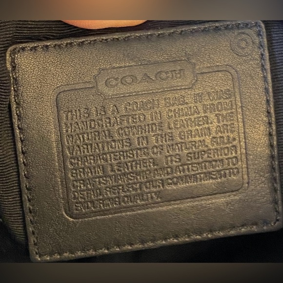 COACH Soho Black Leather Swingpack Small Crossbody Bag, EUC - Picture 12 of 16